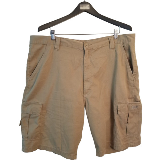 Wrangler Authentic Issue‎ Cargo Khaki Men's Shorts Size 40 Inseam 10 in - Picture 1 of 8